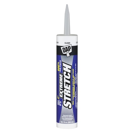 Dap DAP Extreme Stretch Clear Acrylic Urethane All Purpose Sealant 10.1 oz 7079818716